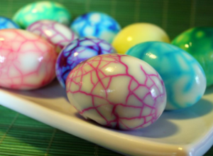 Colourful eggs