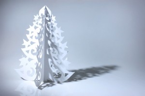 Christmas tree from paper